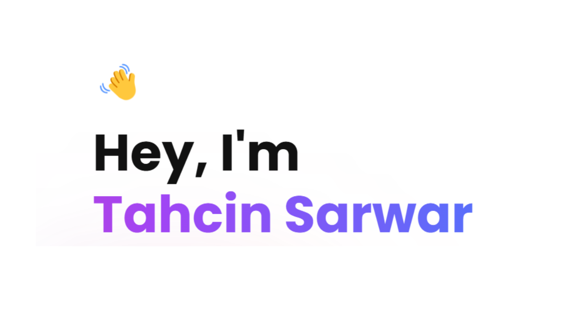 Portfolio Website project preview